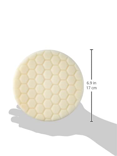 Chemical Guys BUFX_106HEX5 BUFX_106_HEX5 Hex-Logic Finishing Pad, Black (5.5 Inch Pad Made for 5 Inch Backing Plates), 1 Pad Included