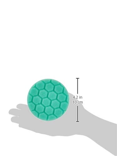 Chemical Guys BUFX_106HEX5 BUFX_106_HEX5 Hex-Logic Finishing Pad, Black (5.5 Inch Pad Made for 5 Inch Backing Plates), 1 Pad Included