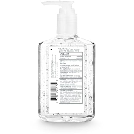 PURELL Advanced Hand Sanitizer Naturals with Plant Based Alcohol, Citrus Scent, 8 fl oz Pump Bottle (Pack of 4) - 9626-06-ECDECO