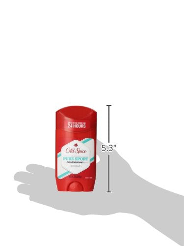 Old Spice Aluminum Free Deodorant For Men, High Endurance, 24/7 Sweat Defense & Odor Protection, 24/7 Freshness & Lasting Scent, Pure Sport Scent, 2.25 oz