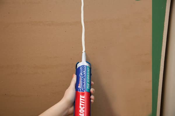 Loctite Power Grab Tub Surround Construction Adhesive, 9 fl oz, Cartridge (12 Pack)