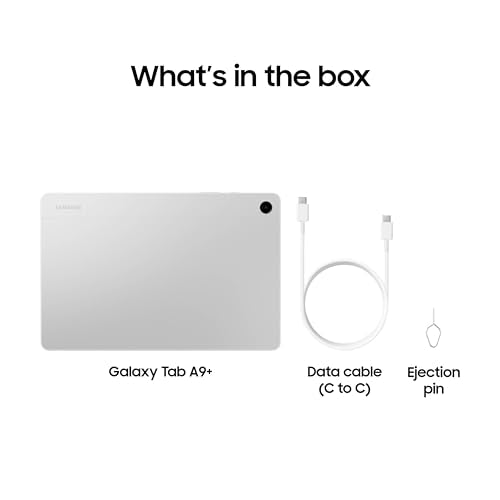 SAMSUNG Galaxy Tab A9+ 5G 11” 64GB Android Tablet, Wi-Fi (Verizon Network), Big Screen, Upgraded Chipset, Long Battery Life, Quad Speakers, Multi Window Display, US Version, 2024, Graphite