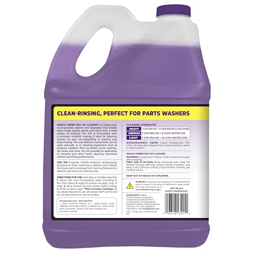 Simple Green Pro HD Heavy Duty Cleaner Concentrate 1 Gallon Bottle