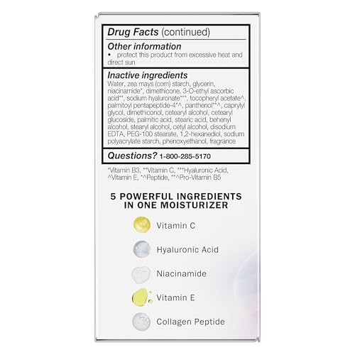 Olay Super Cream with Sunscreen SPF 30, Trial Size, Lightweight Face Moisturizer with Sun Protection, 5-in-1 Skin Care Benefits - Hydrating, Brightening, Firming - Niacinamide, Vitamin C, 15 mL