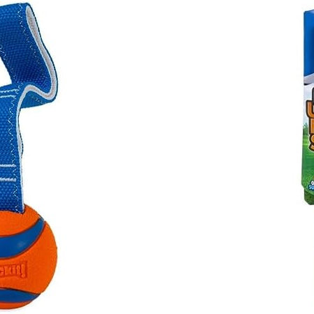 Chuckit! Ultra Tug Dog Toy (Medium) and Ultra Fetch Stick Dog Toy