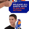 NERF Elite Disrupter Blaster - 6-Dart Rotating Drum, Slam Fire, Translucent Red (Amazon Exclusive)