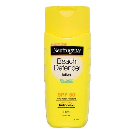 Neutrogena Sunscreen Lotion Beach Defense SPF 70, Face & Body Sunscreen, Broad Spectrum, Fast Absorbing, 6.7 Fl Oz, Water Resistant 80 Min, Oil-Free, Oxybenzone & Octinoxate Free