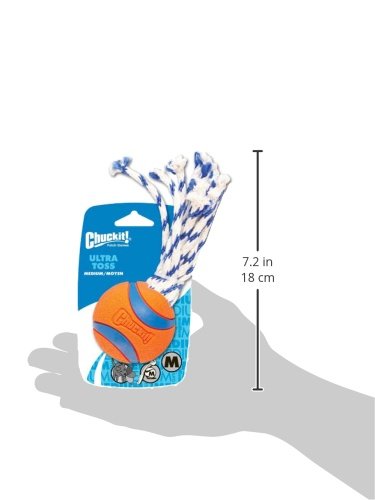 Chuckit! Ultra Tug Dog Toy, Small Fetch and Dog Ball Tug Toy for Dogs 0-20 Pounds