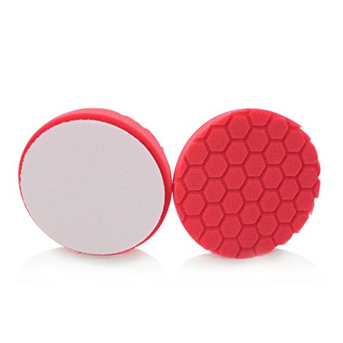 Chemical Guys BUFX_106HEX5 BUFX_106_HEX5 Hex-Logic Finishing Pad, Black (5.5 Inch Pad Made for 5 Inch Backing Plates), 1 Pad Included