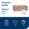 Tork Hand Towel Roll, Natural, Universal, H80, Extra Large, 100% Recycled, 1-Ply, 6 Rolls x 1000 ft, 8031000