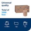 Tork Hand Towel Roll, Natural, Universal, H80, Extra Large, 100% Recycled, 1-Ply, 6 Rolls x 1000 ft, 8031000