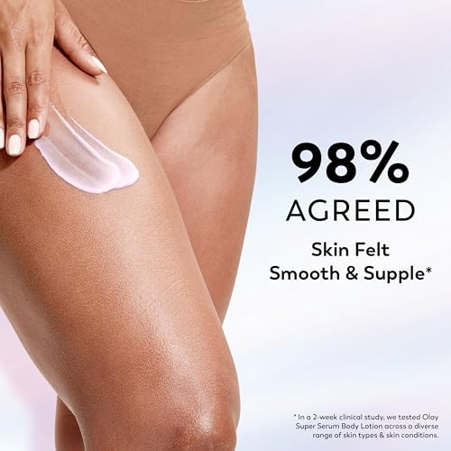 Olay Super Serum Body Wash for Normal Skin, 24hr Long Lasting Hydration, 5+ Ingredient Serum Complex for Bright Even Firm Luminous Skin, 18.5 fl oz