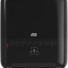 Tork Matic Paper Towel Dispenser, 5510282, Elevation Design - Paper Hand Towel Dispenser H1, One-at-a-Time dispensing with Refill Level Indicator, Black