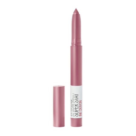 Maybelline Super Stay Ink Crayon Lipstick Makeup, Precision Tip Matte Lip Crayon with Built-in Sharpener, Longwear Up To 8Hrs, Rise To The Top, Burnt Sienna, 1 Count