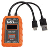 Klein Tools ET920 USB Power Meter, USB-A and USB-C Digital Meter for Voltage, Current, Capacity, Energy and Resistance