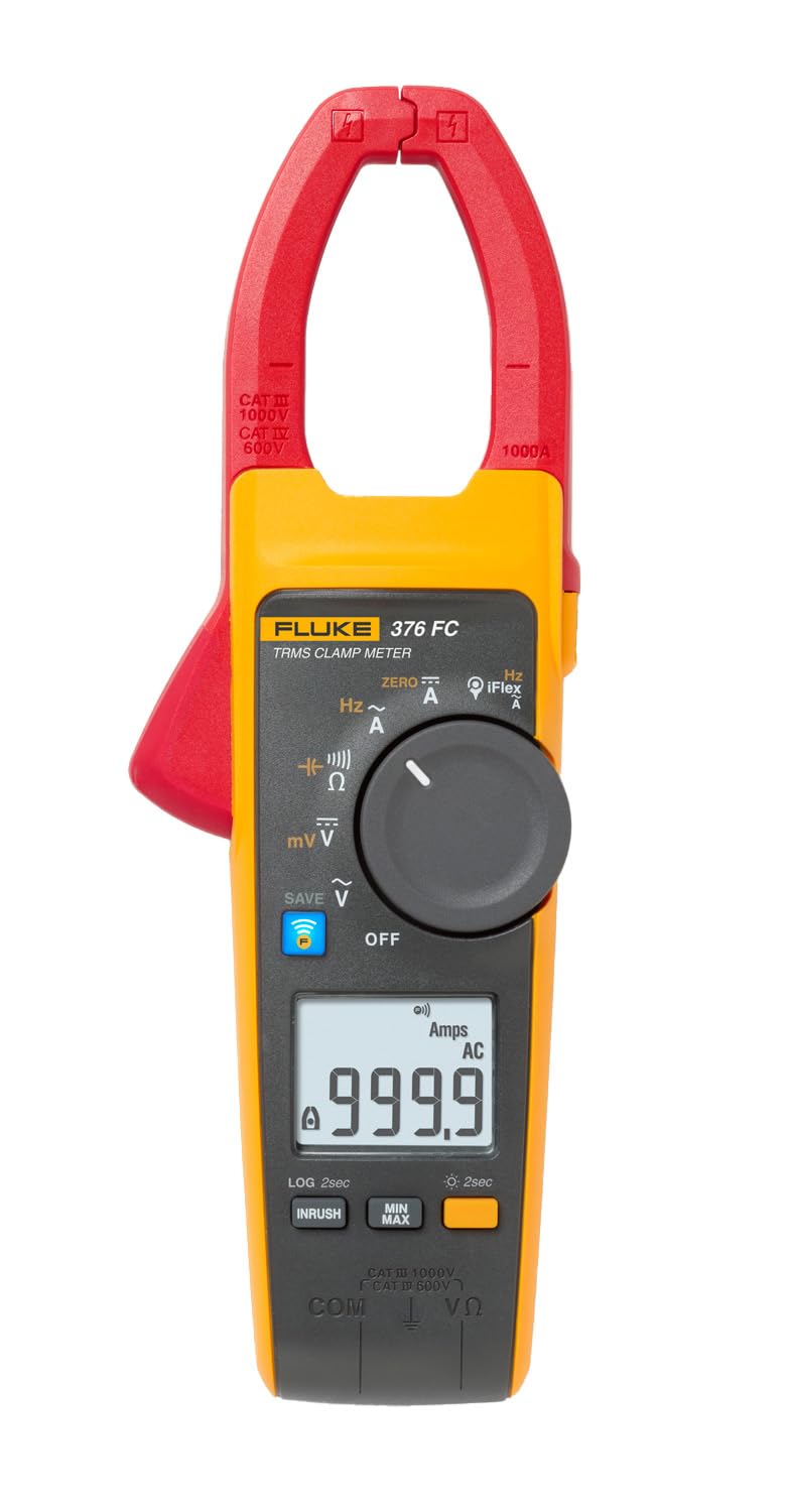 Fluke - FLUKE-376 FC 376 FC 1000A Ac/Dc TRMS Wireless Clamp W/Iflex