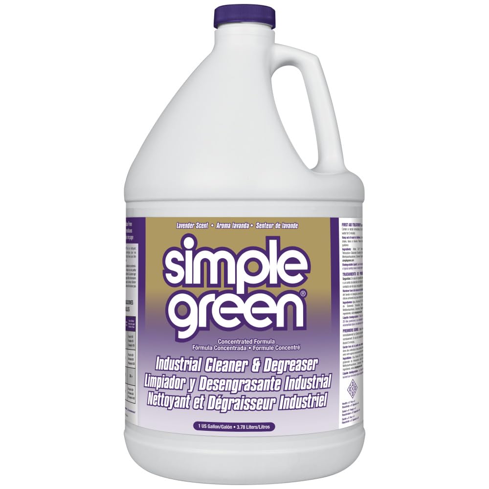 Simple Green 13005CT Industrial Cleaner and Degreaser, Concentrated, 127.8 Fl Oz, Pack of 1, White