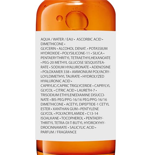 La Roche-Posay Pure 12% Vitamin C Serum For Face With Hyaluronic Acid & Salicylic Acid, Hydrating Face Serum, Boost Radiance & Reduce Wrinkles, 2 Formulas for Normal or Oily Skin Control