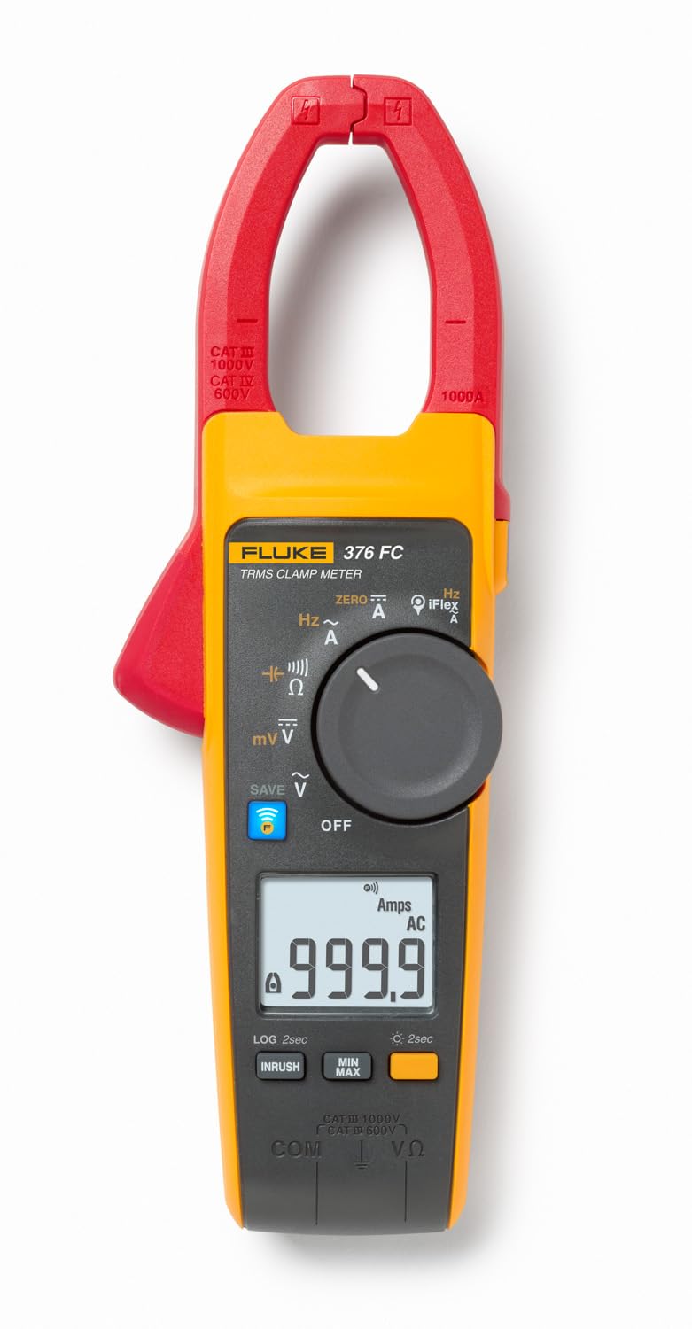 Fluke - FLUKE-376 FC 376 FC 1000A Ac/Dc TRMS Wireless Clamp W/Iflex