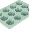 KitchenAid Non-stick Muffin Pan, 12 Cup, Evergreen