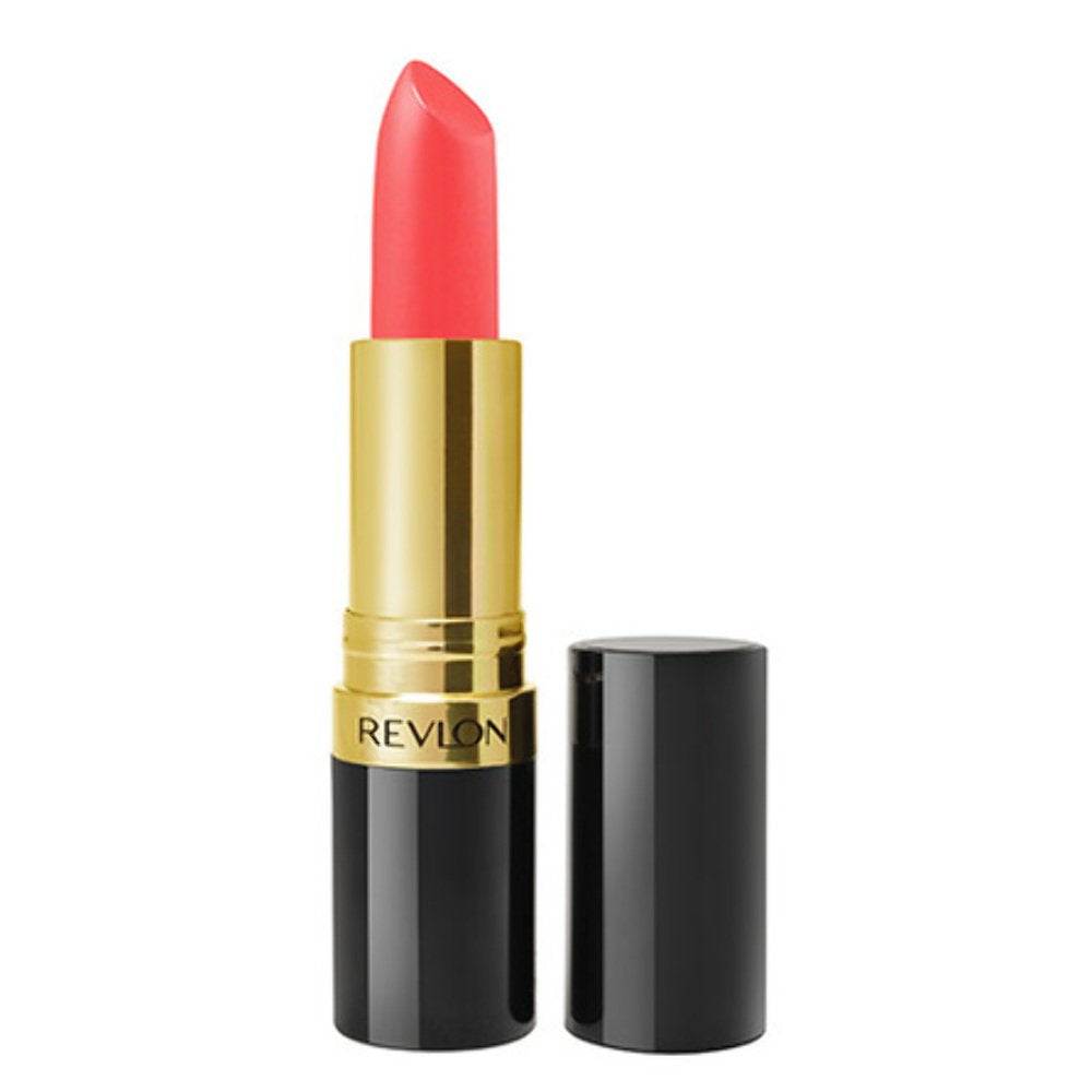 REVLON Super Lustrous Lipstick, High Impact Lipcolor with Moisturizing Creamy Formula, Infused with Vitamin E and Avocado Oil in Red/Coral, Extra Spicy (761) (Pack of 4)