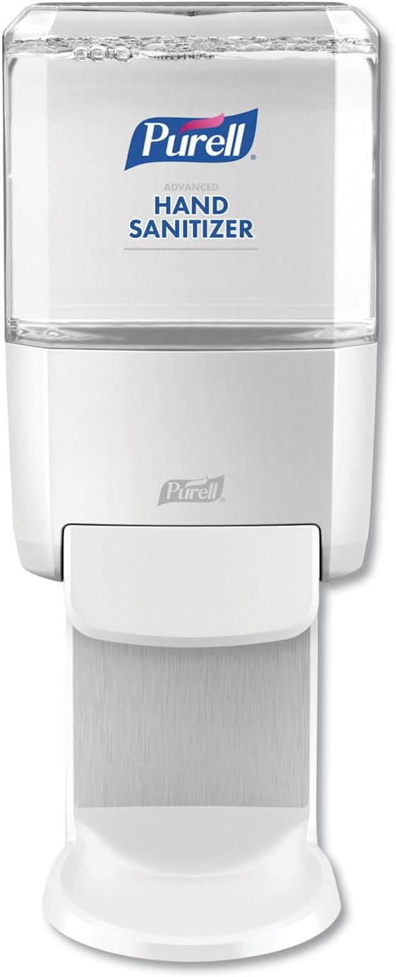 PURELL ES4 Manual Hand Sanitizer Dispenser, White, Compatible with 1200 mL PURELL ES4 Hand Sanitizer Refills (Pack of 1) - 5020-01