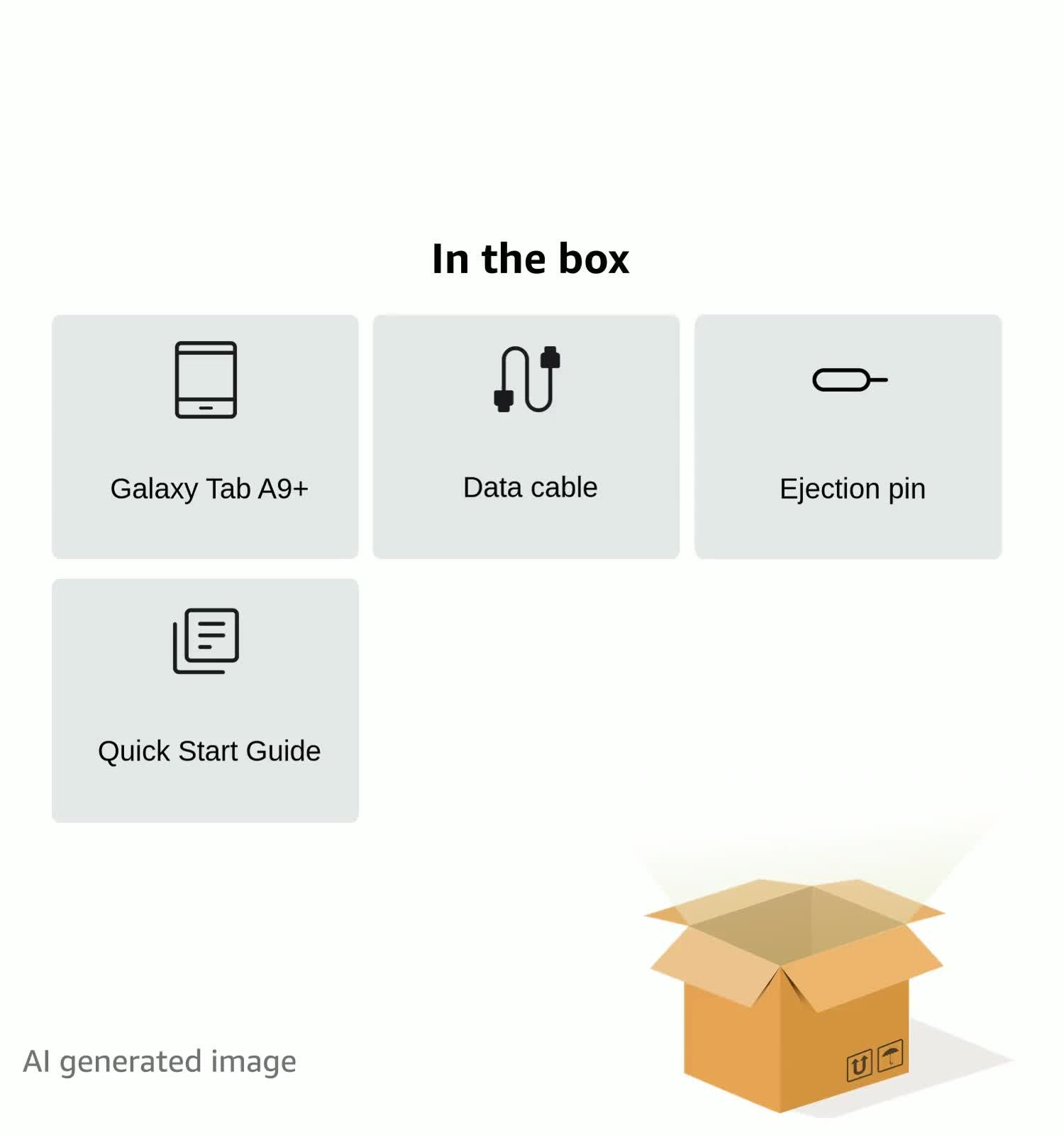 SAMSUNG Galaxy Tab A9+ 5G 11” 64GB Android Tablet, Wi-Fi (US Cellular Network), Big Screen, Upgraded Chipset, Long Battery Life, Quad Speakers, Multi Window Display, US Version, 2024, Graphite