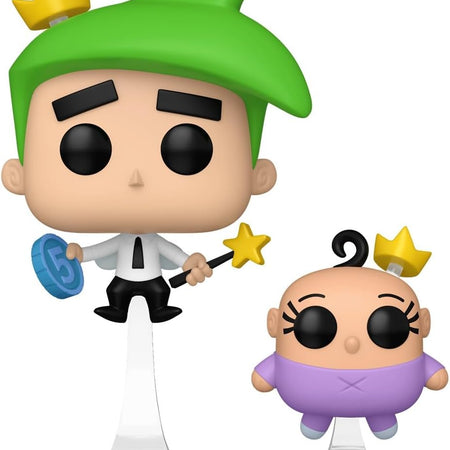 Funko Pop&Buddy: Fairly Odd Parents - Cosmo and Poof - Collectable Vinyl Figure - Gift Idea - Official Merchandise - Toys for Kids & Adults - Cartoon/Animation Fans