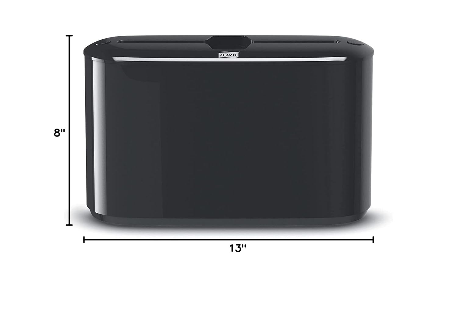 Tork Xpress Paper Towel Dispenser, Black, Single-Dispensing, Compatible with H2 Refills, Space-Saving Design (302028)