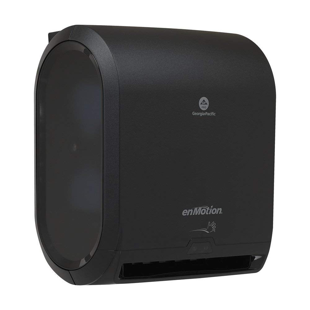 1 Pack enMotion 10" Automated Touchless Roll Paper Towel Dispenser, Black (59462A)