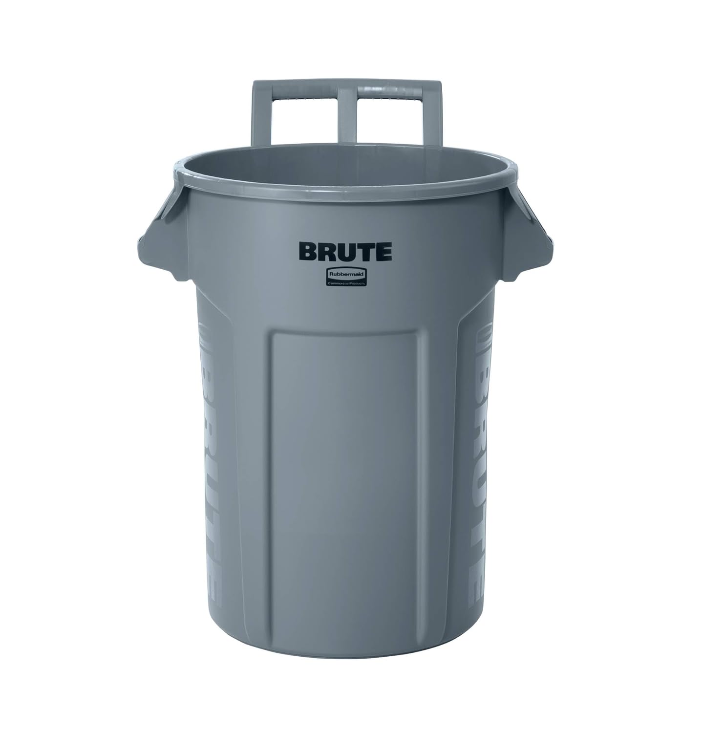 Rubbermaid Commercial Products Vented Wheeled BRUTE Trash Container, 44 Gal Gray, for Landscapers/Construction Sites/Restaurants/Back of House/Offices/Warehouses/Commercial Environments