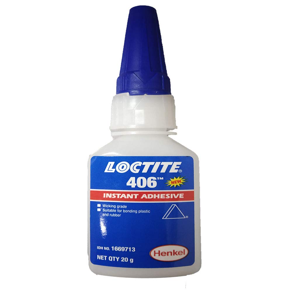 LOCTITE 406 Super Glue - Instant Adhesive - 20G - Plastic & Rubber