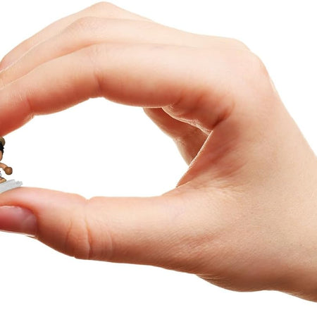 Funko Bitty Pop! One Piece - Monkey D. Luffy, Roronoa Zoro, Axe Hand Morgan, and A Surprise Mystery Mini Figure - 0.9 Inch (2.2 Cm) Collectable - Stackable Display Shelf Included - Party Bags