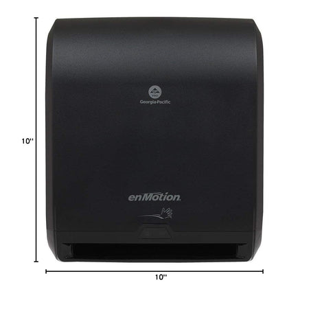1 Pack enMotion 10" Automated Touchless Roll Paper Towel Dispenser, Black (59462A)