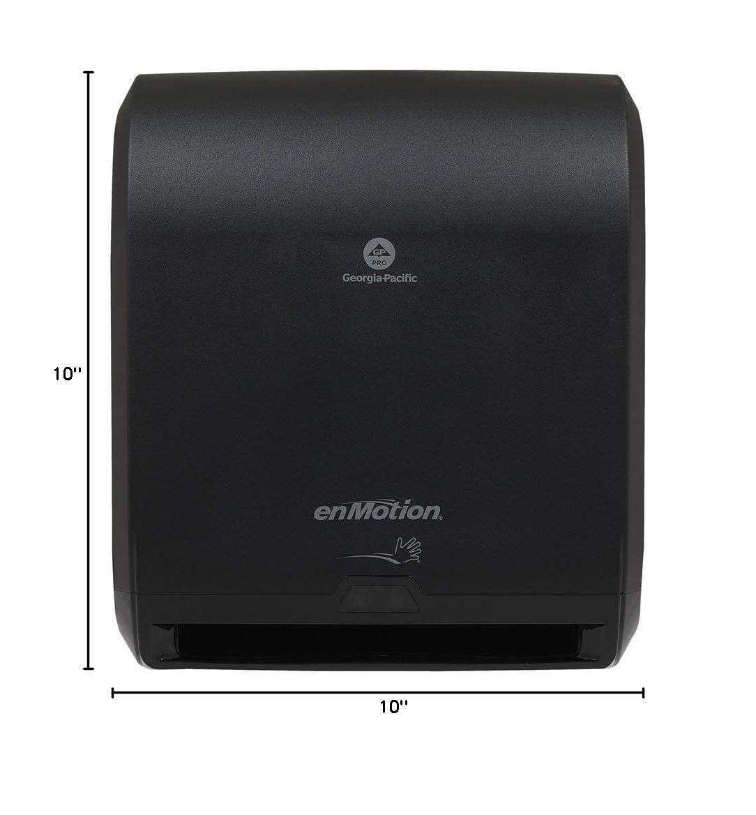 1 Pack enMotion 10" Automated Touchless Roll Paper Towel Dispenser, Black (59462A)