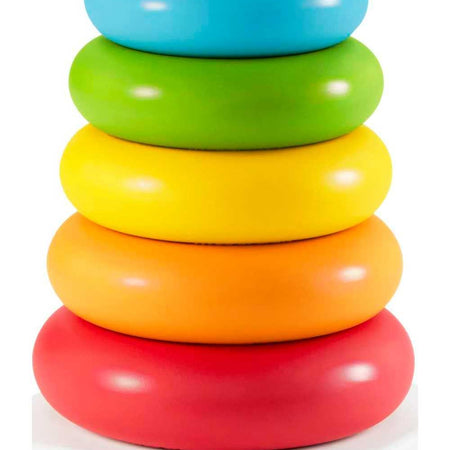 Fisher-Price Baby’s First Blocks & Rock-a-Stack Toy Set, Bucket of 10 Shapes & Ring Stacking Activity for Developmental Play Ages 6+ Months (Amazon Exclusive)