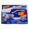 NERF Elite Disrupter Blaster - 6-Dart Rotating Drum, Slam Fire, Translucent Red (Amazon Exclusive)
