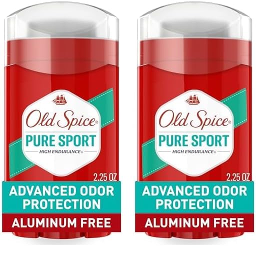 Old Spice Aluminum Free Deodorant For Men, High Endurance, 24/7 Sweat Defense & Odor Protection, 24/7 Freshness & Lasting Scent, Pure Sport Scent, 2.25 oz