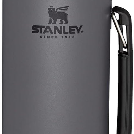Stanley Classic Legendary Vacuum Bottle 1.0 qt | Wide Mouth with Leakproof Cup Lid | Keep Drinks Hot or Cold | Packable for Travel | Insulated Stainless Steel Thermos | BPA-Free | Hammertone Green