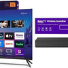Roku Smart TV 2025 – 75-Inch Select Series, 4K HDR TV – RokuTV with Enhanced Voice Remote – Flat Screen LED Television with Wi-Fi TV Wireless Soundbar, Soundbar Exclusively for RokuTV