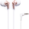 Panasonic ErgoFit Wired Earbuds, 3.5mm Jack In-Ear Headphones Wired with Dynamic Crystal-Clear Sound and Soft Ergonomic Custom-Fit Earpieces (S/M/L), for Phones and Laptops - RP-HJE120-N (Rose Gold)