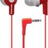 Panasonic ErgoFit Wired Earbuds, 3.5mm Jack In-Ear Headphones Wired with Dynamic Crystal-Clear Sound and Soft Ergonomic Custom-Fit Earpieces (S/M/L), for Phones and Laptops - RP-HJE120-N (Rose Gold)