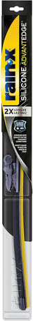 Rain-X Silicone AdvantEdge Wiper Blade 20" Windshield Wiper Blades Replacement, All-Weather Performance Lasts 2X Longer, Premium Beam, Installock Adapter for Easy Fit (Pack of 1)