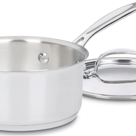 Cuisinart Saucepan w/Cover, Chef's-Classic Stainless Steel Cookware Collection, 3-Quart, 7193-20