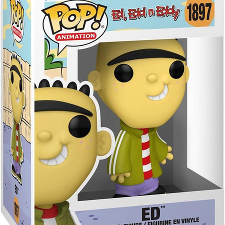 Funko Pop Animation: Ed EDD N Eddy - Ed - 1/6 Odds for Rare Chase Variant - Collectable Vinyl Figure - Gift Idea - Official Merchandise - Toys for Kids & Adults - Cartoon/Animation Fans