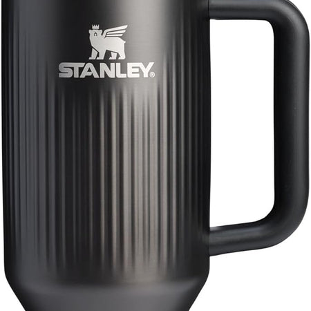 STANLEY Quencher H2.0 Tumbler with Handle and Straw 40 oz | Flowstate 3-Position Lid | Cup Holder Compatible for Travel | Insulated Stainless Steel Cup | BPA-Free | Fluted Wisteria Shine