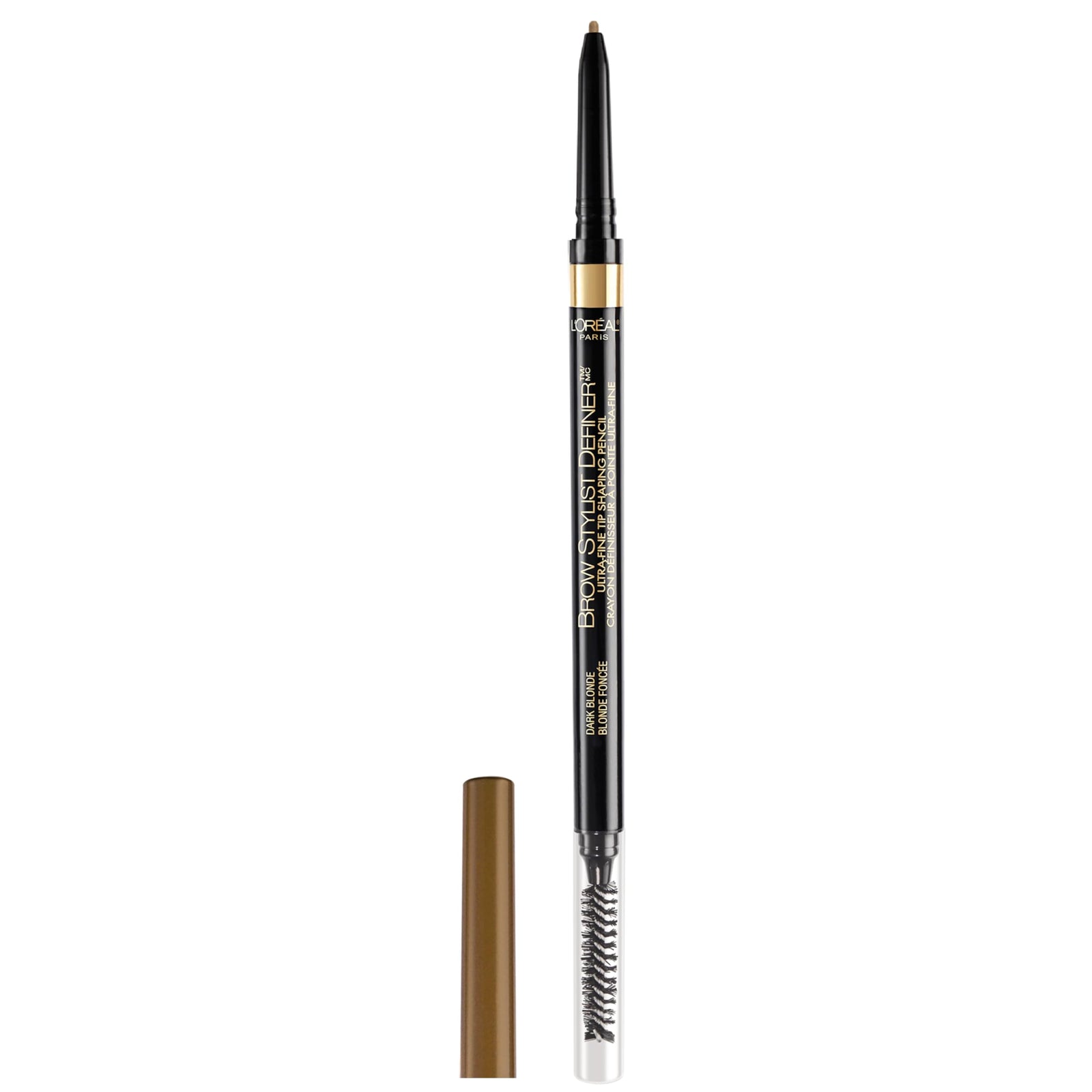 L'Oreal Paris Makeup Brow Stylist Definer Waterproof Eyebrow Pencil, Ultra-Fine Mechanical Pencil, Draws Tiny Brow Hairs and Fills in Sparse Areas and Gaps, Blonde, 0.003 Ounce (Pack of 2)