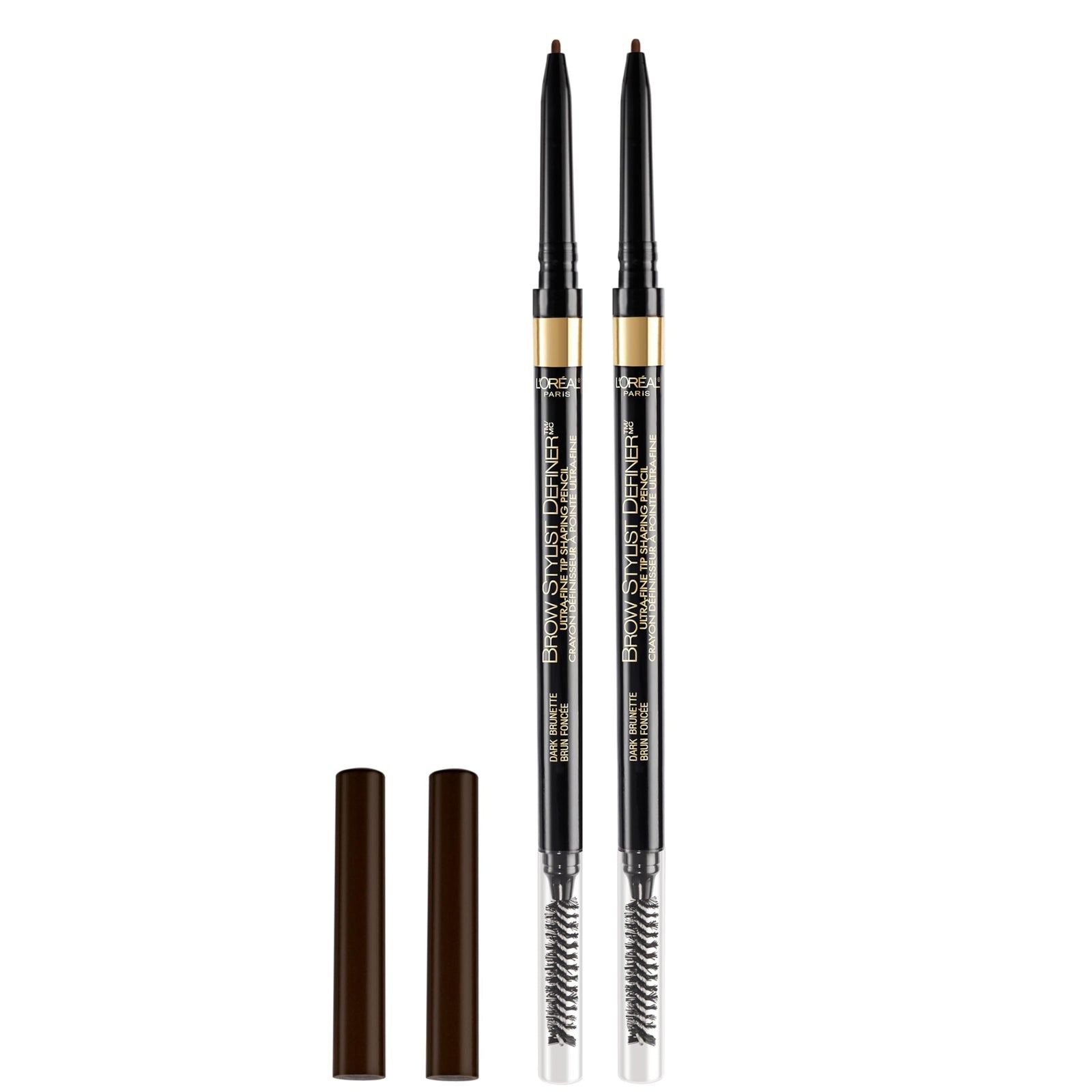 L'Oreal Paris Makeup Brow Stylist Definer Waterproof Eyebrow Pencil, Ultra-Fine Mechanical Pencil, Draws Tiny Brow Hairs and Fills in Sparse Areas and Gaps, Blonde, 0.003 Ounce (Pack of 2)