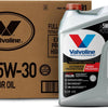 Valvoline Full Synthetic High Mileage with MaxLife Technology SAE 0W-20 Motor Oil 5 QT, Case of 3