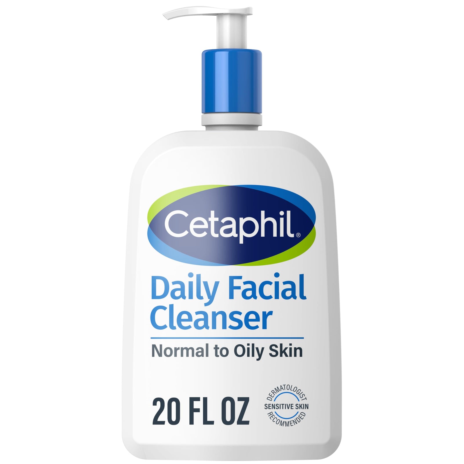 Cetaphil Face Wash, Daily Facial Cleanser for Sensitive, Combination to Oily Skin, 8 oz, Pack of 3, Gentle Foaming, Soap Free, Hypoallergenic